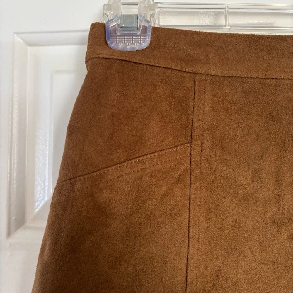 Abercrombie & Fitch Faux Suede Mini Skirt - Size 6